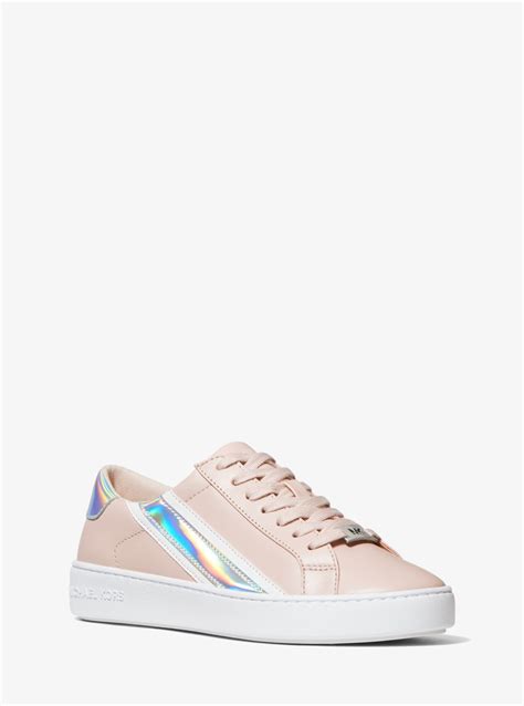 Slade Leather and Metallic Stripe Sneaker 